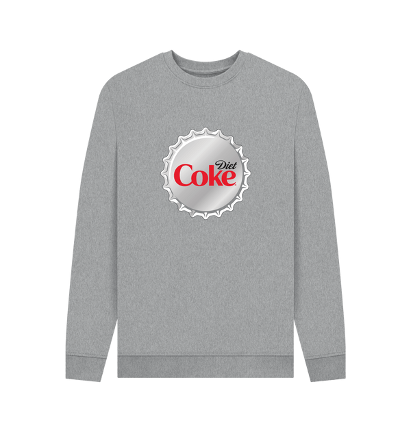 Parka London Coca Cola Diet Coke Heather Grey Sweatshirt