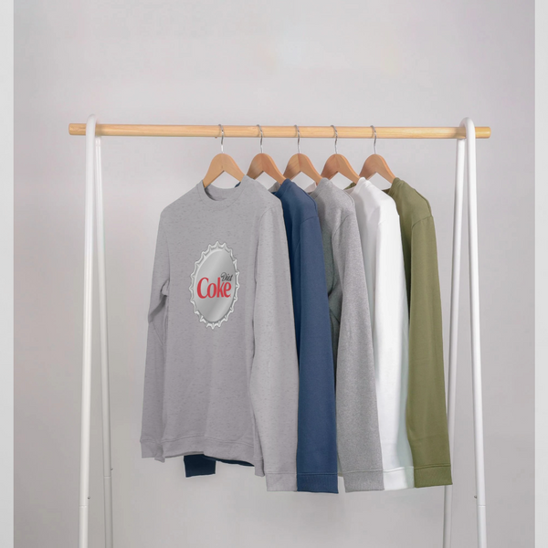 parka london Coca Cola Diet Coke Heather Grey Sweatshirt