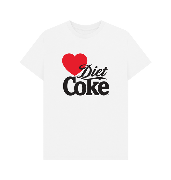 Parka London Coca Cola Heart Diet Coke White T-Shirt