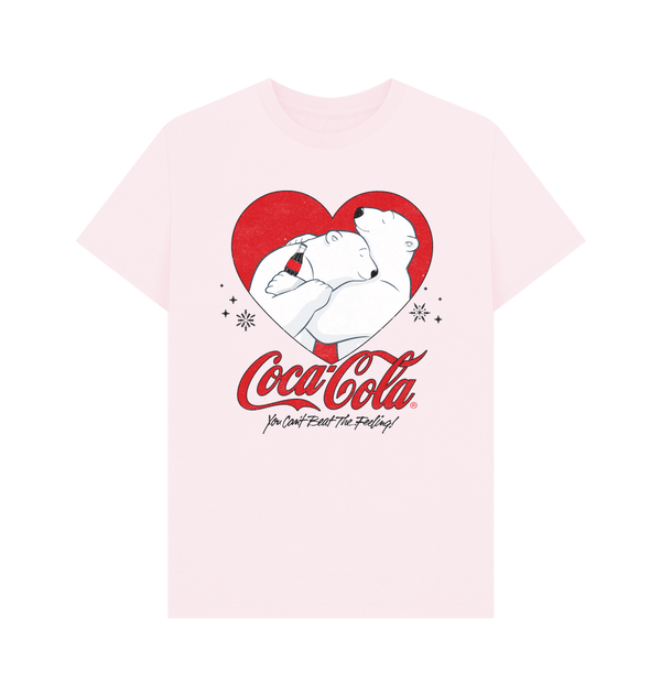 Parka London Coca Cola Hugging Bears Light Pink T-Shirt