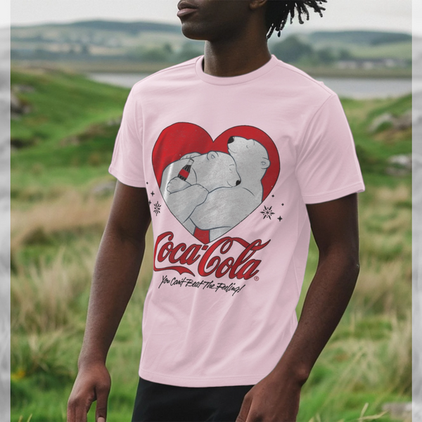 parka london Coca Cola Hugging Bears Light Pink T-Shirt
