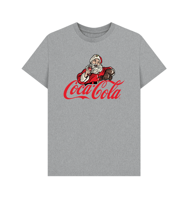 Parka London Coca Cola Santa Logo Heather Grey T-Shirt