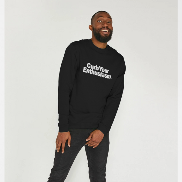 parka london Curb Your Enthusiasm Logo Black Sweatshirt