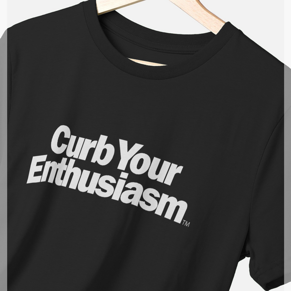 parka london Curb Your Enthusiasm Logo Black T-Shirt