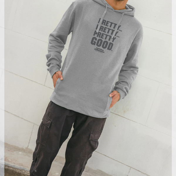 parka london Curb Your Enthusiasm Pretty Good Heather Grey Hoodie