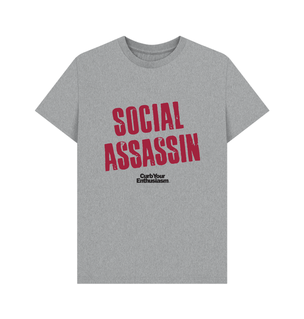 Parka London Curb Your Enthusiasm Social Assassin Heather Grey T-Shirt