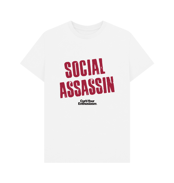 Parka London Curb Your Enthusiasm Social Assassin White T-Shirt