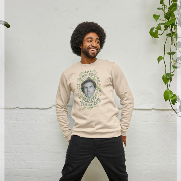 parka london Elf 'Cotton-Headed Ninny Muggins' Cream Sweatshirt