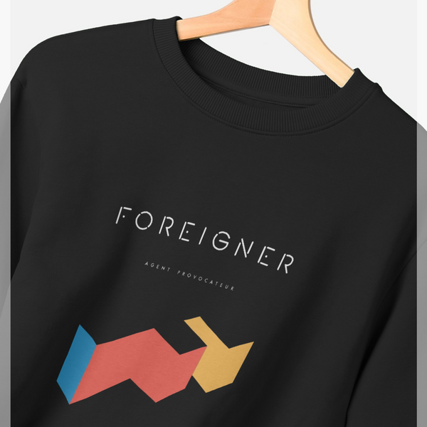 parka london Foreigner Rock Band Agent Provocateur Black Sweatshirt