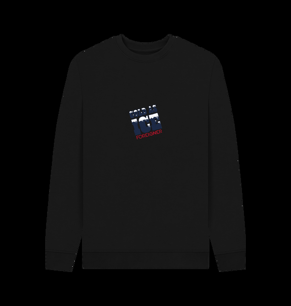 Parka London Foreigner Rock Band 'Cold As Ice' Black Sweatshirt