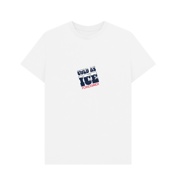 Parka London Foreigner Rock Band 'Cold As Ice' White T-Shirt