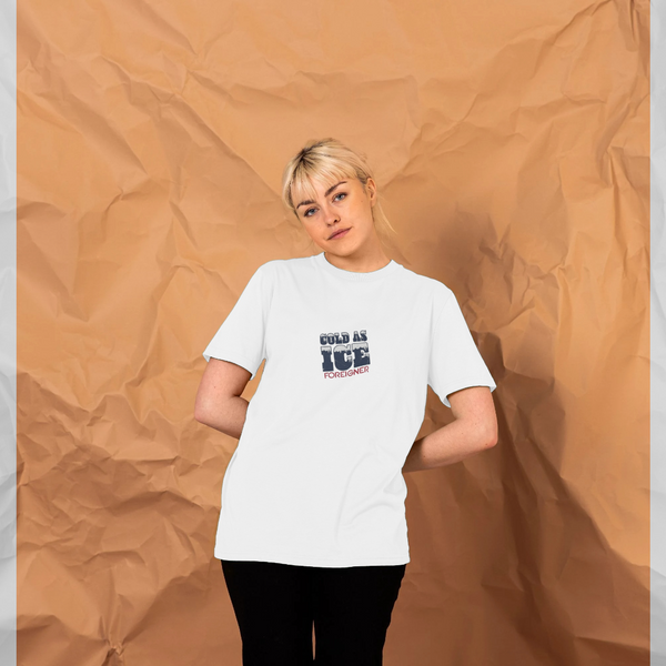 parka london Foreigner Rock Band 'Cold As Ice' White T-Shirt