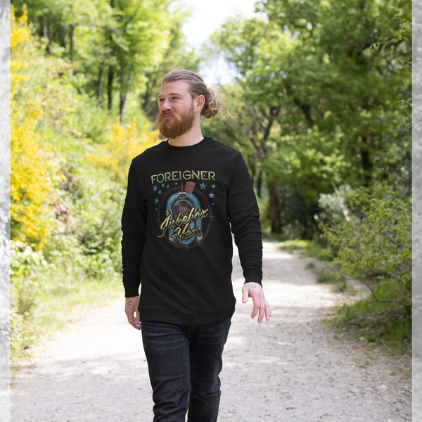parka london Foreigner Rock Band Jukebox Black Sweatshirt
