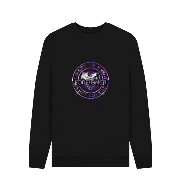 Parka London Foreigner Rock Band 'What Love Is' Black Sweatshirt