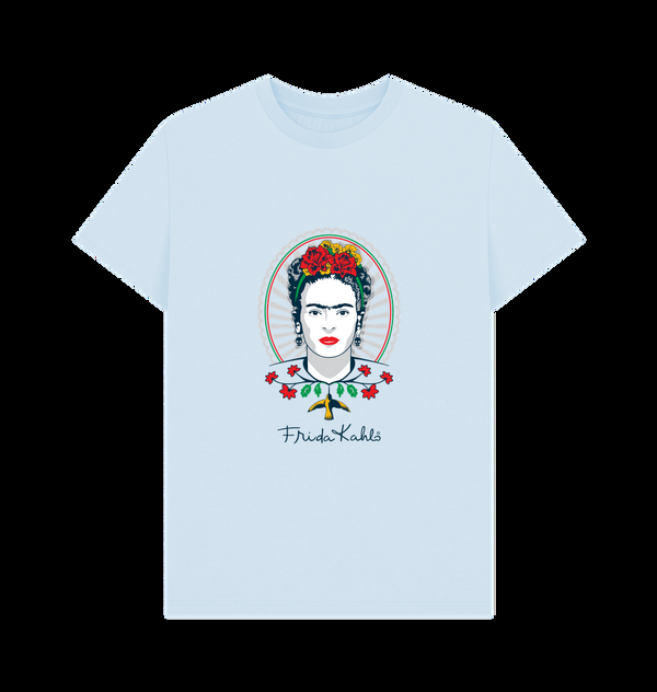 Parka London Frida Kahlo Portrait Light Blue T-Shirt