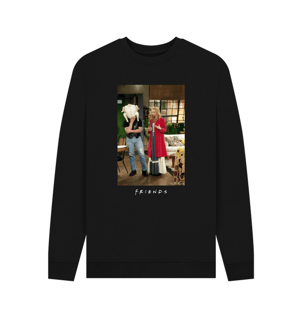 Parka London Friends Joey Turkey Head Black Unisex Sweatshirt