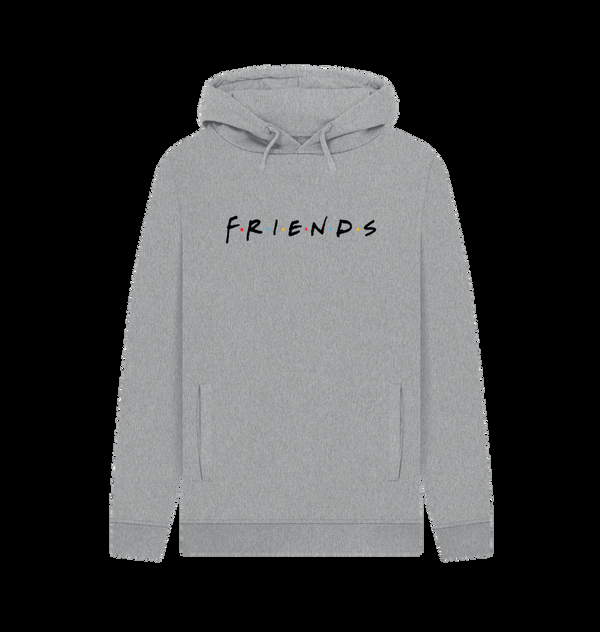 Parka London Friends Logo Graphic Heather Grey Hoodie