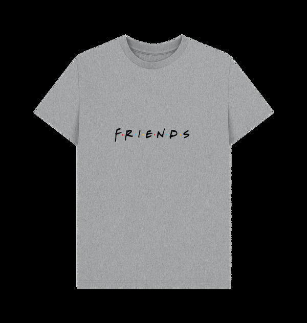 Parka London Friends Logo Unisex Heather Grey T-Shirt