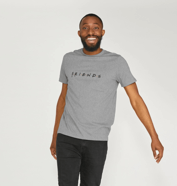parka london Friends Logo Unisex Heather Grey T-Shirt