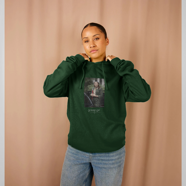 parka london Gossip Girl Blair Waldorf Graphic Green Hoodie