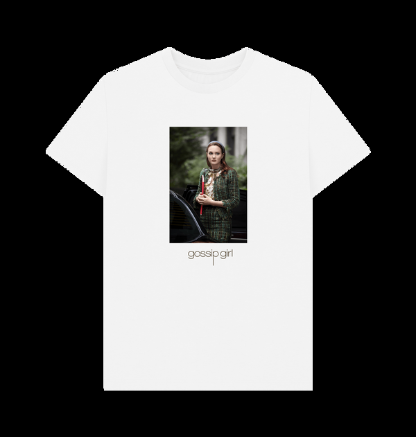 Parka London Gossip Girl Blair Waldorf Graphic White T-Shirt