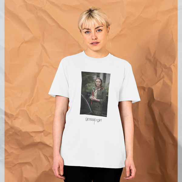 parka london Gossip Girl Blair Waldorf Graphic White T-Shirt