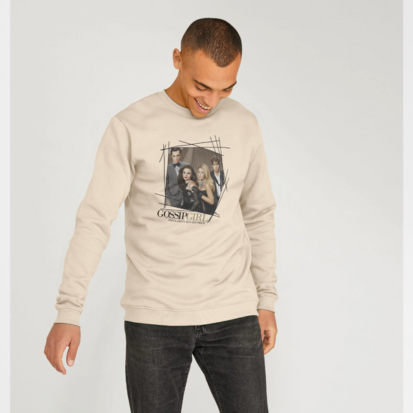 parka london Gossip Girl Cast Graphic Cream Sweatshirt