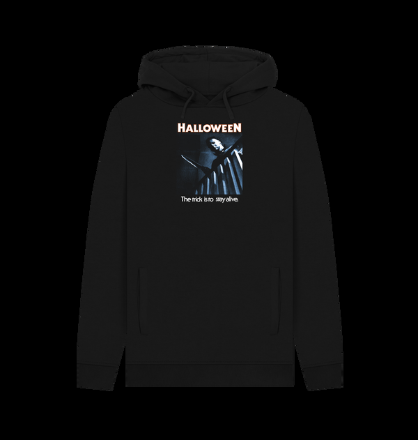 Parka London Halloween Trick To Stay Alive Black Hoodie