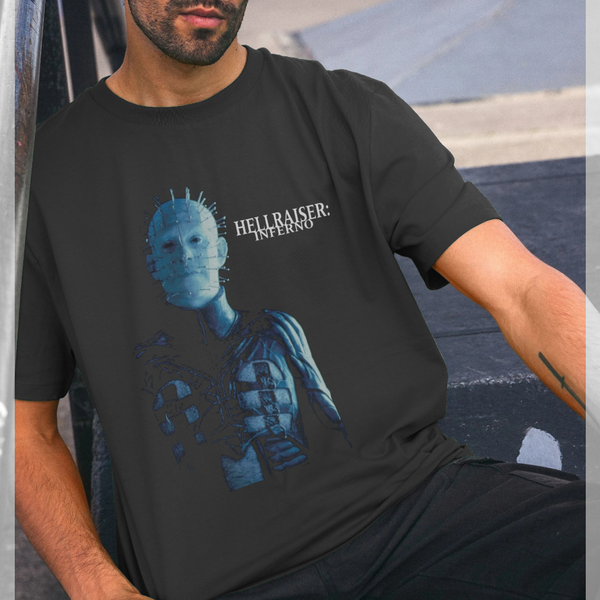 parka london Hellraiser Black Inferno Big Print T-Shirt