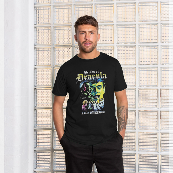 parka london Horrorline 'A Pain In The Neck' Black T-Shirt