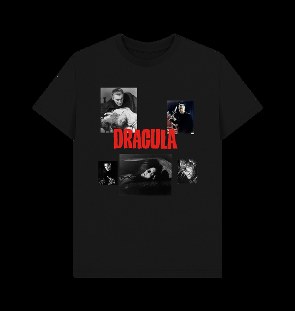 Parka London Horrorline Dracula Movie Scenes Black T-Shirt