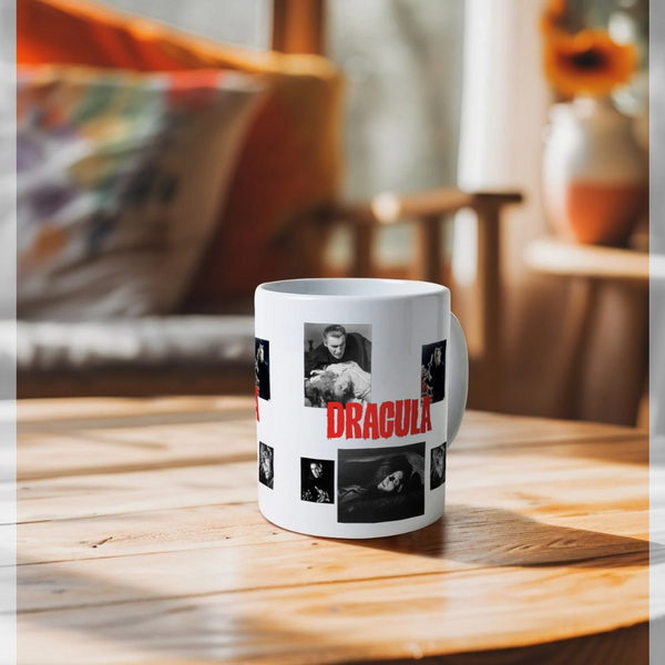 parka london Horrorline Dracula Movie Scenes White Mug