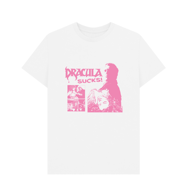 Parka London Horrorline 'Dracula Sucks' White T-Shirt
