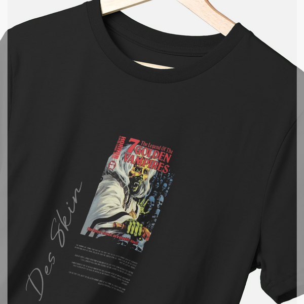 parka london Horrorline 'Golden Vampires' Black T-Shirt