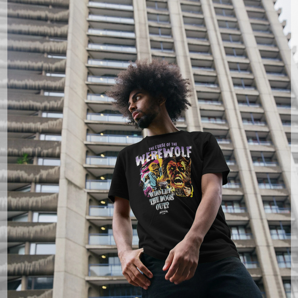 parka london Horrorline 'Who Let The Dogs Out' Black T-Shirt