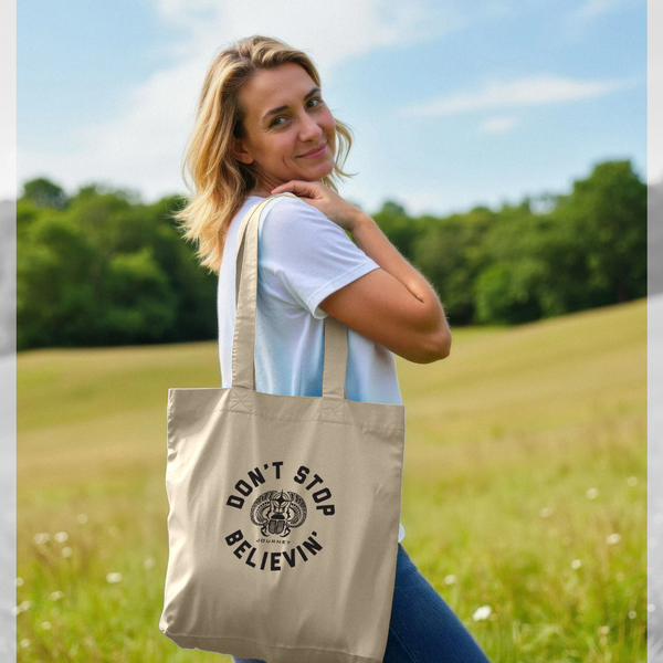 parka london Journey Rock Band Don’t Stop Believin' Natural Tote Bag