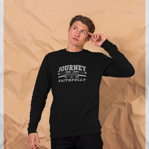 parka london Journey Rock Band Faithfully Black Sweatshirt