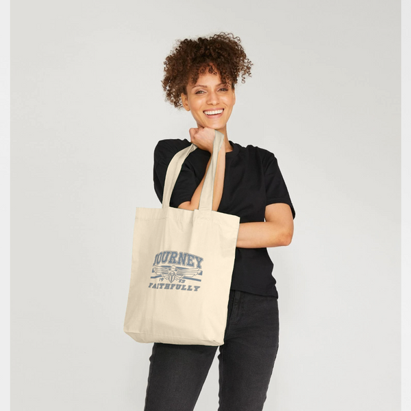 parka london Journey Rock Band Faithfully Natural Tote Bag