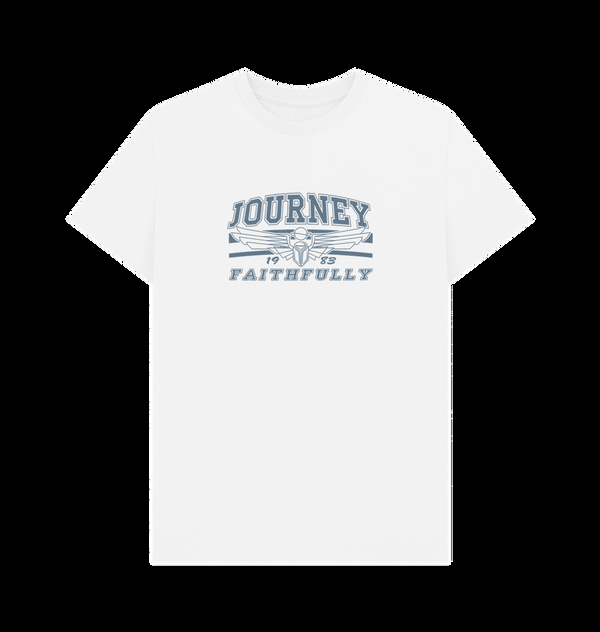 Parka London Journey Rock Band Faithfully White T-Shirt