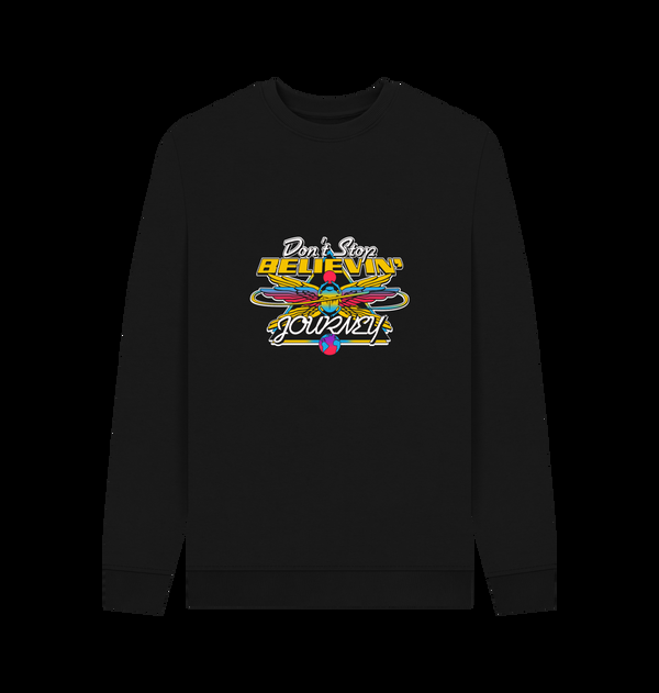Parka London Journey Rock Band Wings Black Sweatshirt