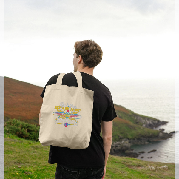 parka london Journey Rock Band Wings Natural Tote Bag