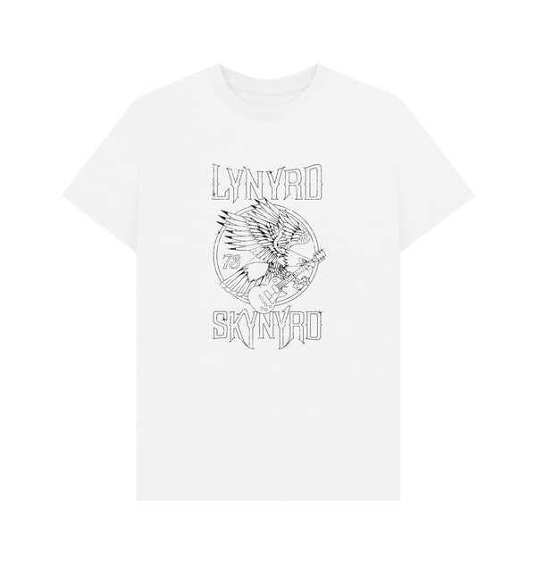 Parka London Lynyrd Skynyrd Freebird Rock Band White T-Shirt