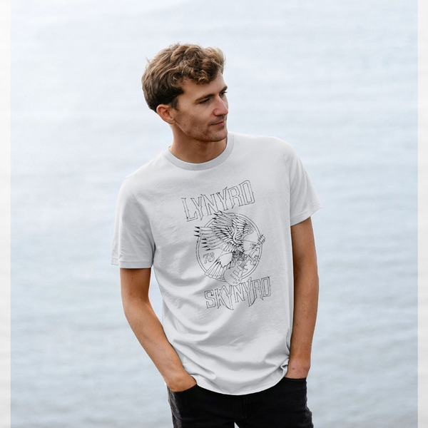 parka london Lynyrd Skynyrd Freebird Rock Band White T-Shirt