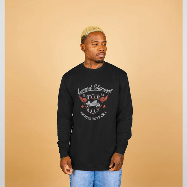 parka london Lynyrd Skynyrd Rock and Roll Black Sweatshirt