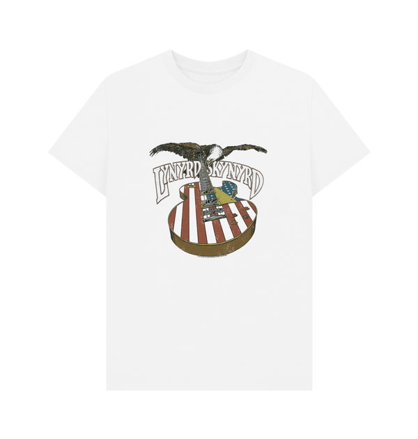 Parka London Lynyrd Skynyrd USA Rock Band White T-Shirt