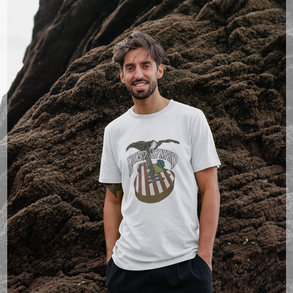 parka london Lynyrd Skynyrd USA Rock Band White T-Shirt