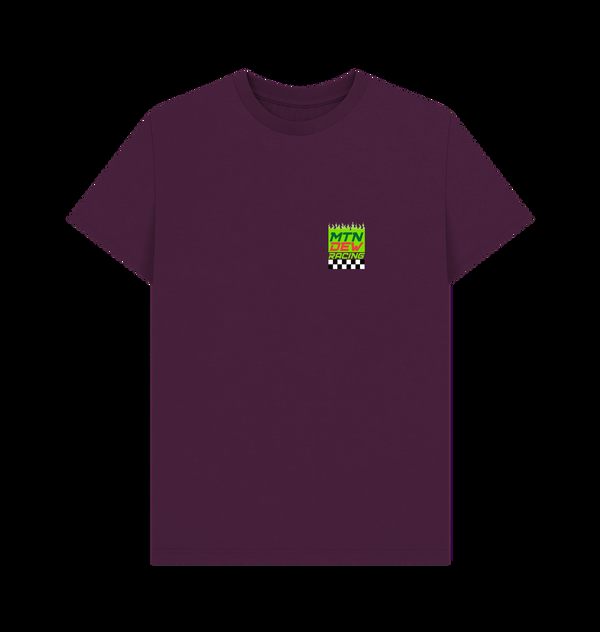 Parka London Mountain Dew Check Chest Purple T-Shirt