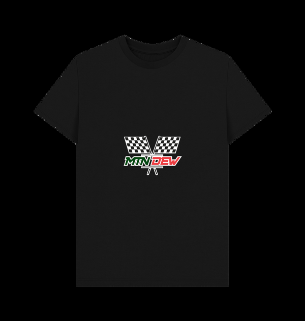 Parka London Mountain Dew Racing Flags Black T-Shirt