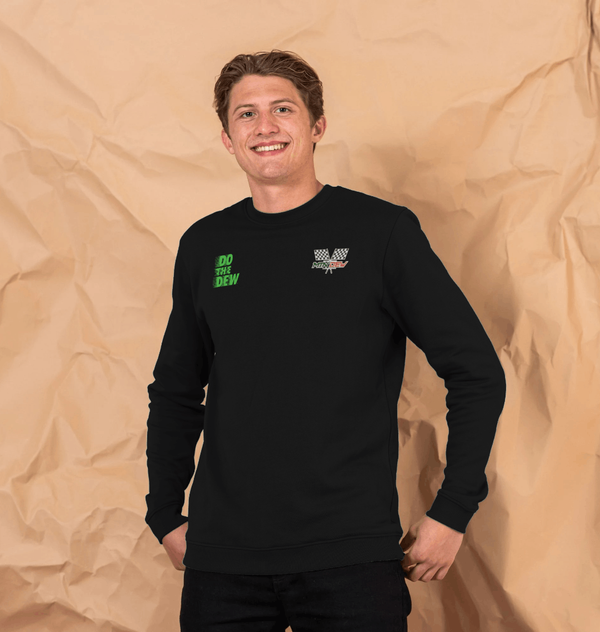 parka london Mountain Dew Racing Slogan Black Sweatshirt