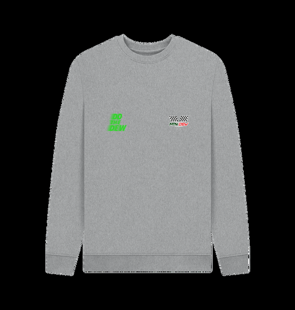 Parka London Mountain Dew Racing Slogan Heather Grey Sweatshirt